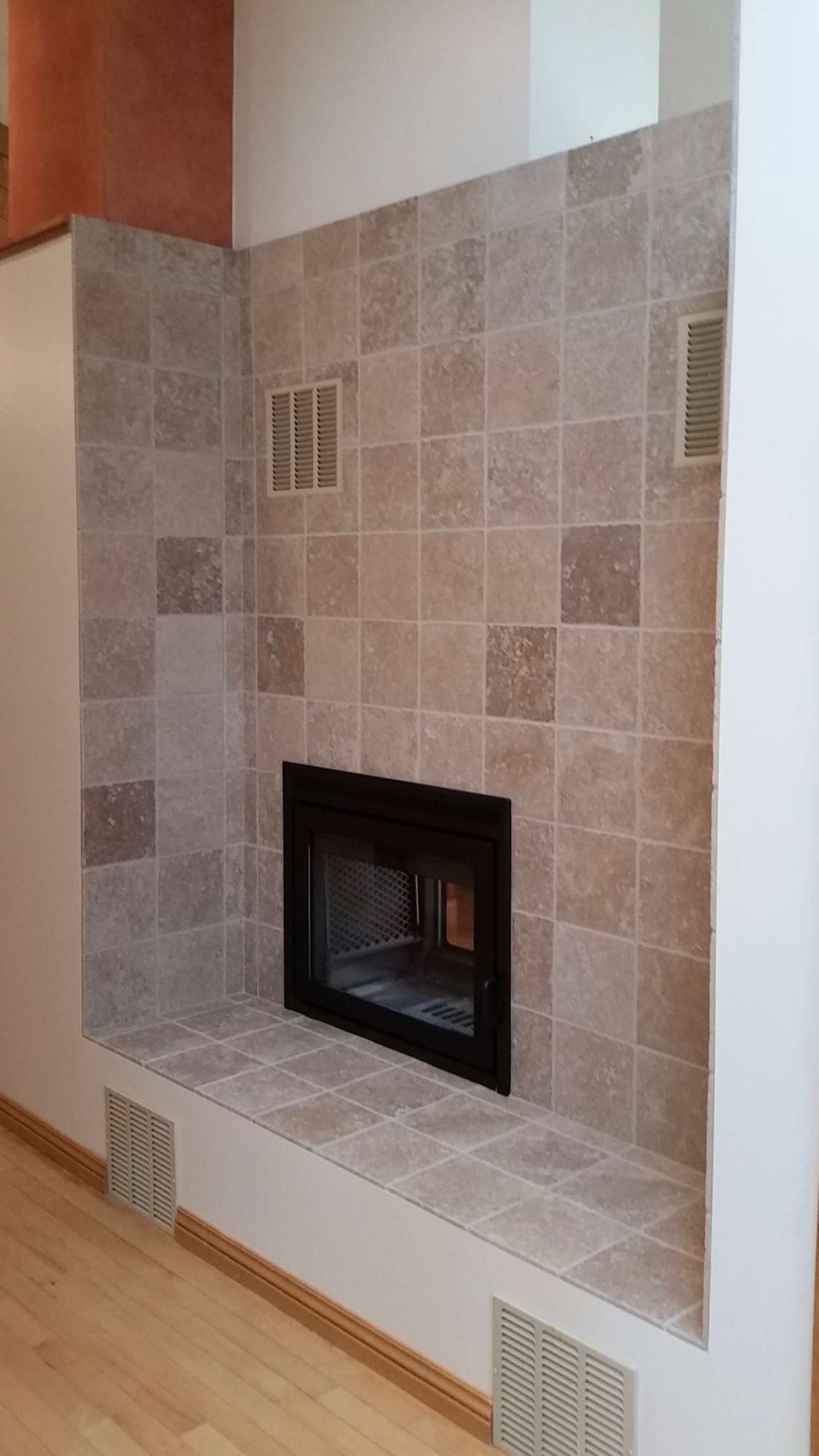 Travertine Fireplace Surround
